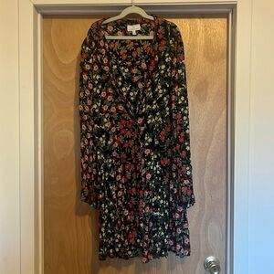 Patrons of Peace Floral Pleated Dress. S